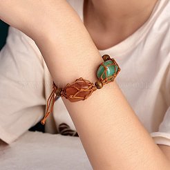 4шт нейлоновый плетеный браслет&nbsp;BJEW-SZ0002-48B