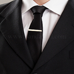 4 шт. 4-х цветные латунные зажимы для галстука для мужчин&nbsp;AJEW-LP0010-94