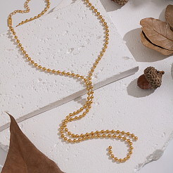 Женские ожерелья с кисточками в форме буквы Y из нержавеющей стали 304&nbsp;YG1121