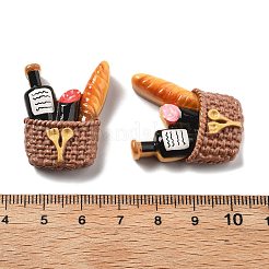 Симпатичная мини-серия еды из смоляных кабошонов&nbsp;LS-CRES-I038-01D