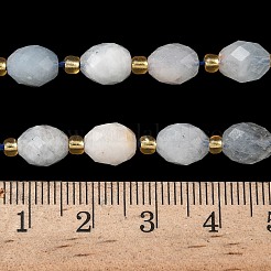 Природные Аквамарин бисер нитей G-F809-A42-01