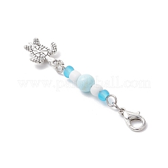 Подвеска с подвесками и стеклянными бусинами на морскую тематику&nbsp;HJEW-JM03156-01