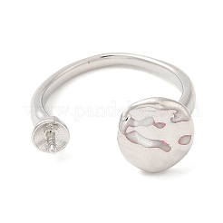 Латунные открытые манжеты с застежкой-колышком&nbsp;LS-KK-E055-02P-02