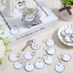 50 шт. пустой алюминиевый брелок&nbsp;KEYC-SP0001-12