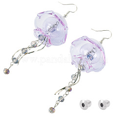 Латунь болтающийся серьги&nbsp;EJEW-TAC00024