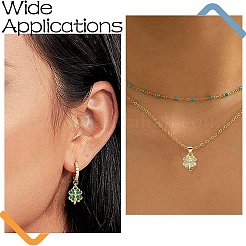 8 шт. 2 стиля латунных подвесок с микропаве из кубического циркония&nbsp;KK-YW0004-06