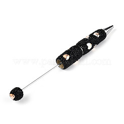 Шариковая ручка с рисунком в виде сердца из смолы и полимерной глины&nbsp;AJEW-T013-03E