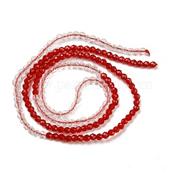 Прозрачный градиент цвета стеклянные бусины пряди&nbsp;LS-GLAA-H021-01A-37