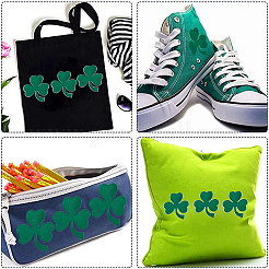 День святого патрика утюг на заплатах из трилистника&nbsp;PATC-WH0005-36