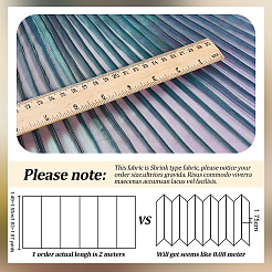 Полиэстеровая плиссированная ткань&nbsp;DIY-WH0591-195A