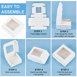 Бумажные коробки конфет&nbsp;CON-WH0097-52A-02