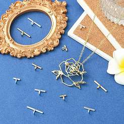 12 шт. 6 стиля латунных трубчатых дужек&nbsp;DIY-CJ0003-03