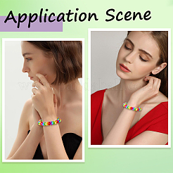 1400 шт. Непрозрачные акриловые бусины&nbsp;MACR-PA0001-43