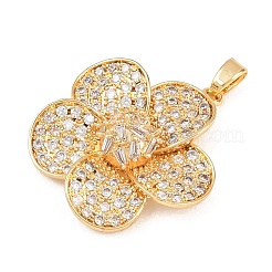 Латунные микро проложить кубического циркония подвески&nbsp;KK-K418-01C-G