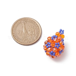 3 шт. подвески из стеклянного бисера ручной работы&nbsp;PALLOY-MZ00422