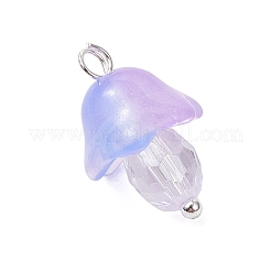 Подвески из прозрачного стекла в форме гриба&nbsp;PALLOY-JF03654-02