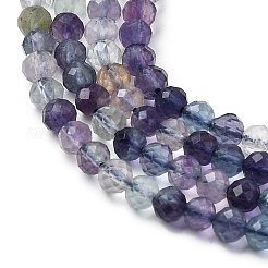 Природного флюорита бисер нитей&nbsp;G-RM250101-C5