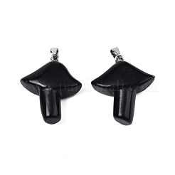 Природные подвески обсидиана&nbsp;G-R480-02H