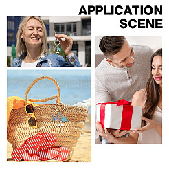 20 шт. брелок Ocean Themne из синтетической бирюзы и сплава&nbsp;KEYC-NB00016