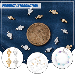 40 шт. 4-х синяя латунная соединительная подвеска&nbsp;KK-BC0012-06