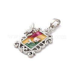 Латунь эмаль подвески&nbsp;KK-S502-10P