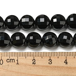 Натуральные бусины из черного оникса (окрашенные и нагретые)&nbsp;G-K351-A02-03