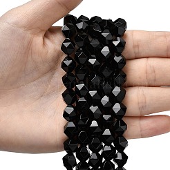 Бусины из натурального черного оникса&nbsp;G-Z119-A04-03