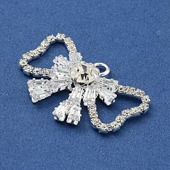 Подвески латунные горный хрусталь&nbsp;KK-I715-22G-01