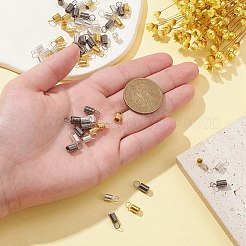 60шт 3 цвета железный конец шнура&nbsp;IFIN-YW0003-23