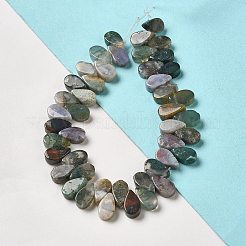 Природного индийского агата бисер нитей&nbsp;G-B064-B29