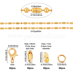 Наборы для самостоятельного изготовления ювелирных изделий из шариковой цепочки&nbsp;DIY-SC0014-64G