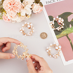 4шт украшения для обуви из сплава со стразами&nbsp;FIND-GF0006-58