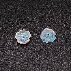 Шармы для дизайна ногтей из смолы с 5 лепестками&nbsp;LS-MRMJ-WH0079-16