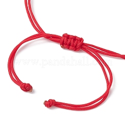 Браслет сердце со словом 2024&nbsp;BJEW-JB09780-01