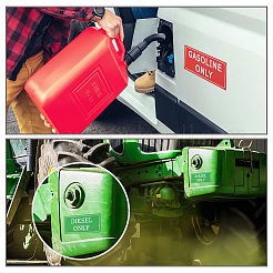 12 лист 2-х цветных водонепроницаемых ПВХ предупреждающих наклеек&nbsp;DIY-OC0014-64