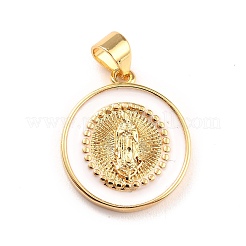 Латунь эмаль подвески&nbsp;KK-P209-02G-07-RS