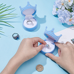 2 шт. бархатные подарочные коробки для хранения колец&nbsp;AJEW-GO0002-24B-02