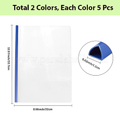 10 коробка 2-х цветных пластиковых папок&nbsp;AJEW-CP0008-83