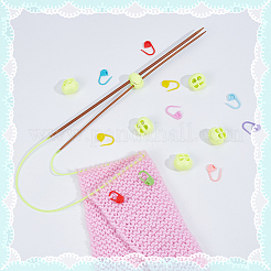 30 шт. экологически чистый АБС-пластиковый держатель для маркеров для вязания крючком&nbsp;IFIN-SC0001-96B