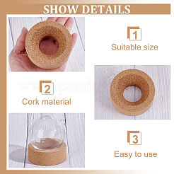 4шт. держатель для круглодонной пробковой колбы&nbsp;AJEW-GA0008-78