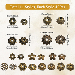 480 шт. 12 набора колпачков из сплава и латуни&nbsp;TIBE-SP0001-20