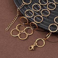 Цепочки из нержавеющей стали 304 с кольцами и звеньями толщиной 12 мм&nbsp;NJEW-P343-01C-G