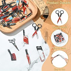 30шт. 15 комплекта подвесок из непрозрачного акрила&nbsp;OACR-CJ0002-52