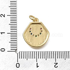 Латунные микро проложить кубического циркония подвески&nbsp;KK-D431-021A-02G