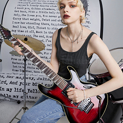 5 шт. 5 стиля железный и пластиковый рычаг тремоло для электрогитары с плоским креплением и креплением на шпильке&nbsp;FIND-CN0002-20A