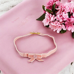 Двухсторонние бархатные ленты&nbsp;SRIB-TAC0002-17D