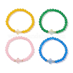 Натуральные и окрашенные нефритовые бусины из Малайзии&nbsp;BJEW-JB13272