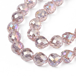 Гальванизируйте прозрачное стекло бисер нитей&nbsp;EGLA-N002-26-C01