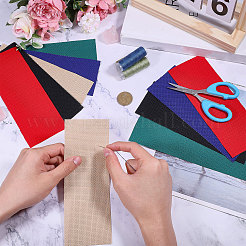 20 шт. 5-х цветная хлопковая ткань-закладка для вышивки крестиком&nbsp;AJEW-GL0003-01