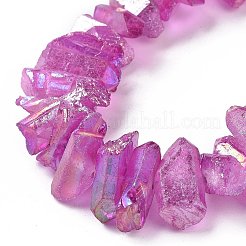 Натуральный кристалл кварца точки бусины нити&nbsp;G-K181-B24